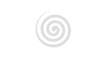 Hypnotic spiral for mind control 2D cartoon object animation. Mental influence. Hypnosis, psychological manipulation visual representation animated flat colorful item 4K isolated on white video