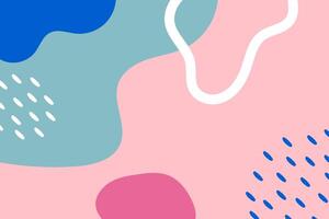 Colorful abstract pattern with doodle style vector
