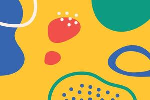Abstract pattern background. Creative design of tendi colorful boho doodle vector