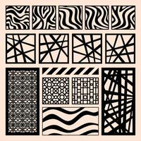 Intricate Symmetry Meets Wild Abstraction in Stunning Pattern Compilation vector