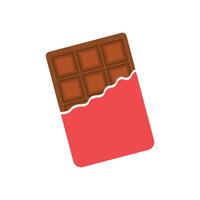 chocolate snack isolated on a white background vector