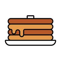 Stack of Pancakes Illustration vector