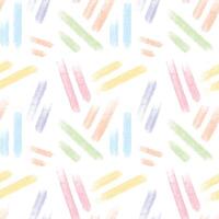 abstract colorful stripes hand drawn seamless pattern. childish pastel colors texture drawing. design for fabric, textile, wallpaper, wall decor, wrapping papper, print, and decoration vector