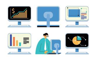 Digital Workspace Concept vector