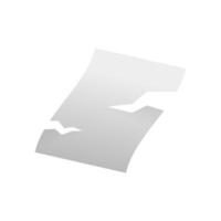 flat illustration of a torn paper with a gray gradient effect, representing corrupted data, lost files, or damaged documents. Suitable for UI error messages vector