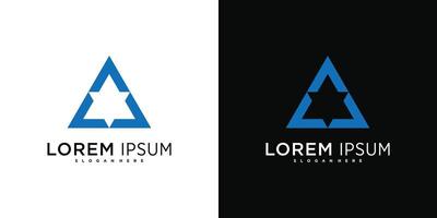 Company logo icon design element, abstract triangle vector
