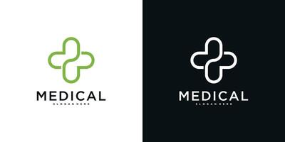health services symbol logo design inspiration vector