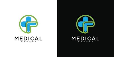 Medical health services symbol logo icon designs template vector