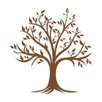 A best tree with leaves on it vector