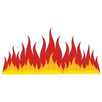 Intense Fire Flame Sublimation Design for Apparel vector