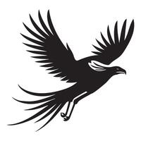 Unique Secretarybird Bird Illustration for Digital Art vector