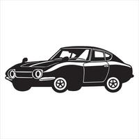 Stylish Luxury Car Vehicle Clip Art for Creative Use vector