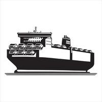 Gliding Through the Waves Cruise Ship Clipart Design vector