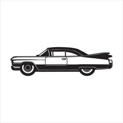Luxurious Car Clipart Design with High-End Detailing