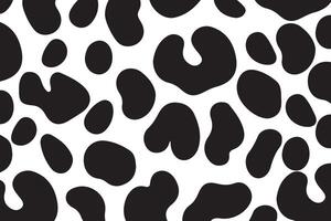 Elegant Leopard Spots Pattern on a Clean White Background vector
