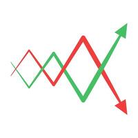 Market volatility, Navigating Market Trends Visual Guide Success vector