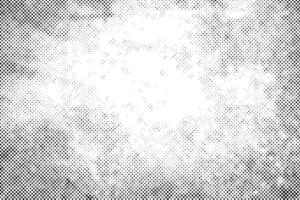 Grunge halftone texture. Dots pattern effect overlay on white background. vector