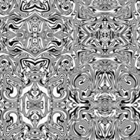 seamless pattern abstract unique liquid bw background vector