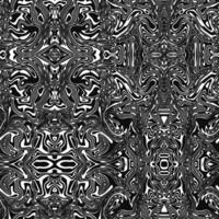 seamless pattern unique abstract black white liquid background vector