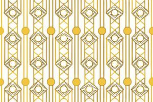 Elegant Golden Art Deco Geometric Design with Circles and Clean Lines, Stylish and Luxurious Pattern Background vector