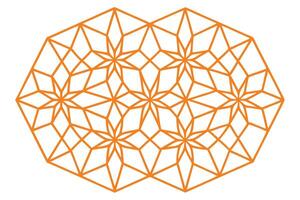 Vibrant geometric design featuring orange lines on clean white background, ideal for backgrounds, wallpapers, and modern design projects, Pattern Background vector