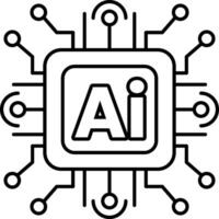 square with a white circle in the middle In black and white line style vector