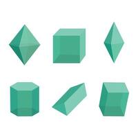 3d Shapes design vector