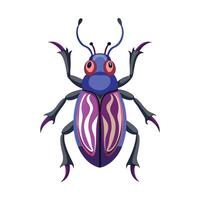 Cute Weevil on a White Background vector