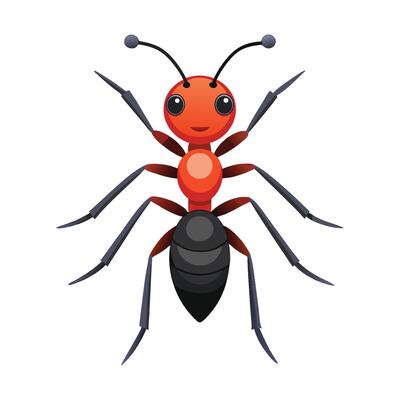 Charming Ant Illustration For Childrens Projects