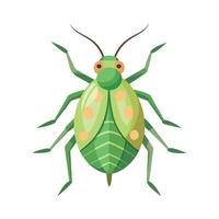 Engaging Aphid Artwork for Educational Content vector