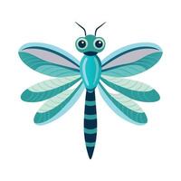 Stylized Dragonfly for Creative Learning vector