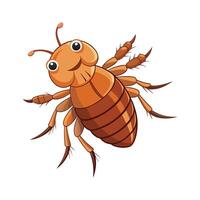 Illustration of Flea in a Garden vector