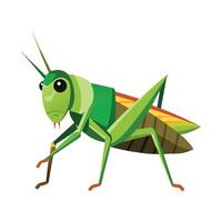 Illustration of Grasshopper in a Field vector