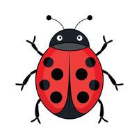 Charming Ladybug Character for Kids vector