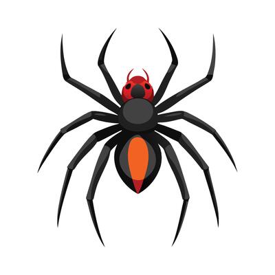 Charming Spider Character on a Leaf
