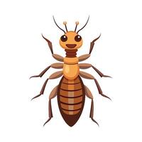 Realistic Termite Character in Nature vector