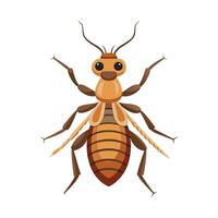 Fun Termite Character for Education vector