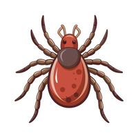 Stylized Tick for Educational Use vector