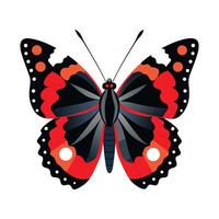Argynnis Paphia Artistic Representation vector