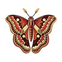 Attacus Atlas Creative Artwork vector