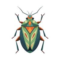 Dolycoris Baccarum Artistic Design vector
