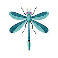 Ischnura Elegans Artistic Design vector