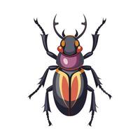 Lucanus Cervus Artistic Design vector