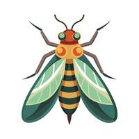 Mecopoda Elongata Artistic Design vector