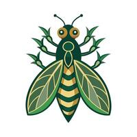 Myathropa Florea Unique Art vector