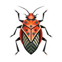 Pyrrhocoris Apterus Stunning Representation vector