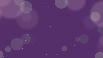 Purple background with white circles Suitable for graphic design projects branding materials website banners and social media posts video
