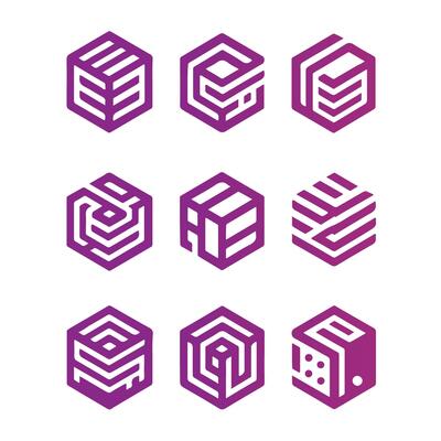 parpal Vault Cube Box Linear Collection Logo