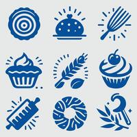 Sugar Spice Bakery baking collection vector