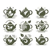Serene Steep Teapot Collection Logo vector
